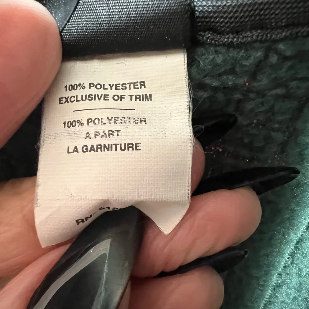 Patagonia Sage‎ Green Fleece Utility Jacket - Picture 5 of 10